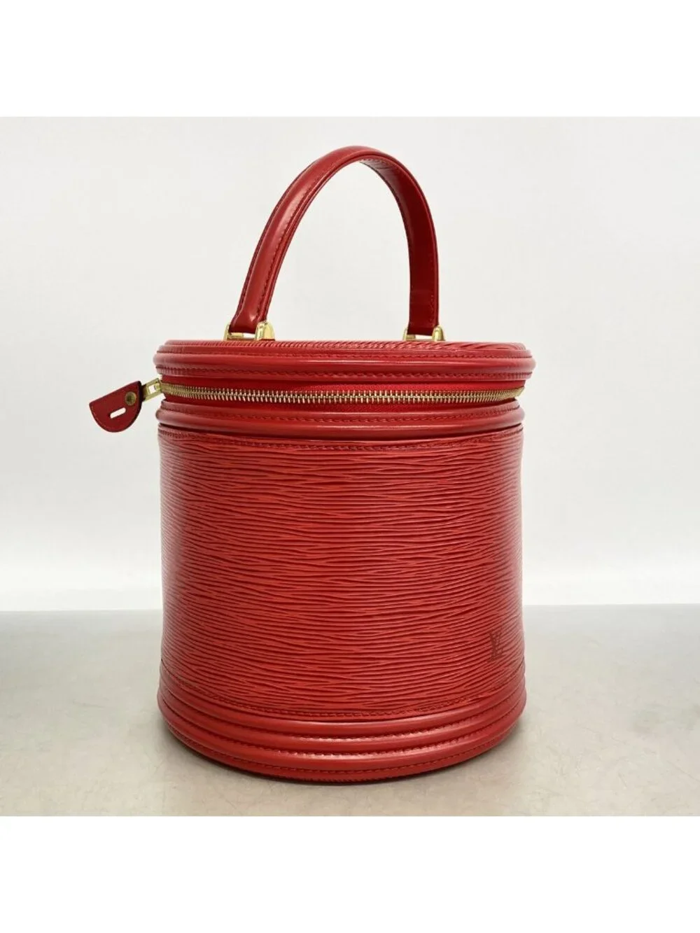 Louis Vuitton Handbag Epi Cannes Castilian Red